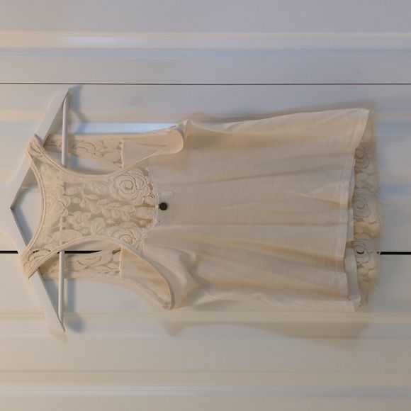 Rapsodia Racerback Tank with Lace, Size S - Picture 5 of 7